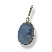 Pendant Mandile 1922 Woman Cammei  in Silver Conchiglia 2MCICM167